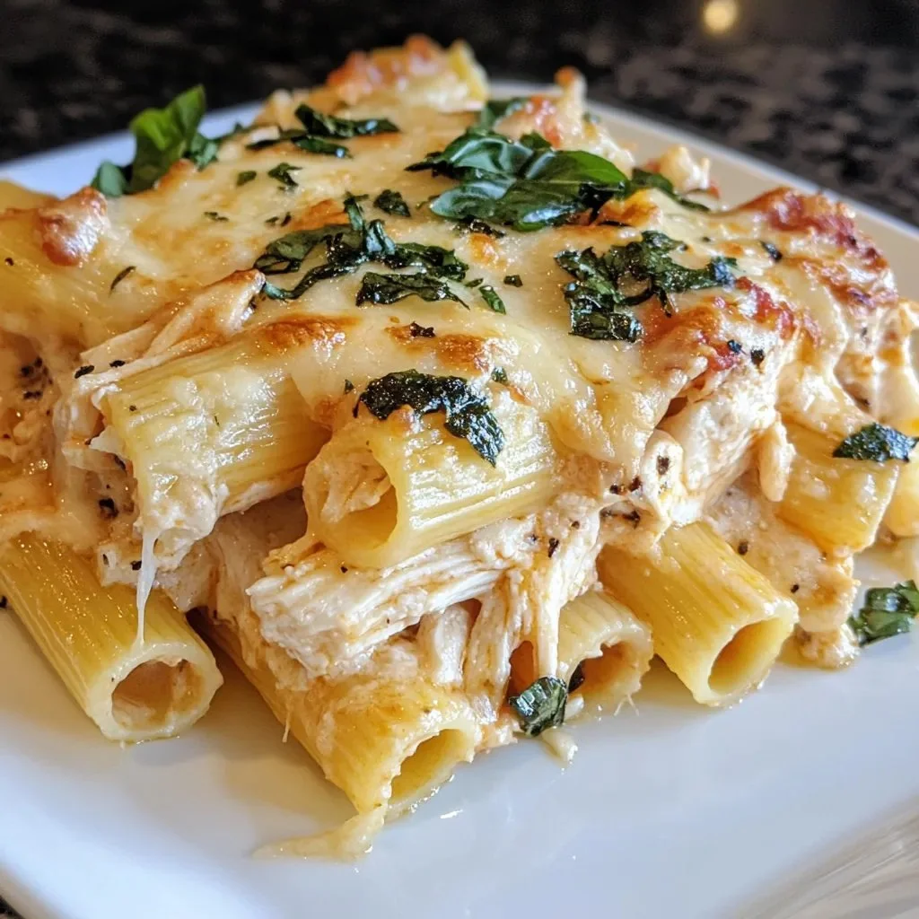 Cheesy Chicken Rigatoni