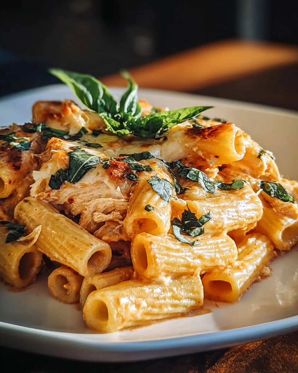 Cheesy Chicken Rigatoni