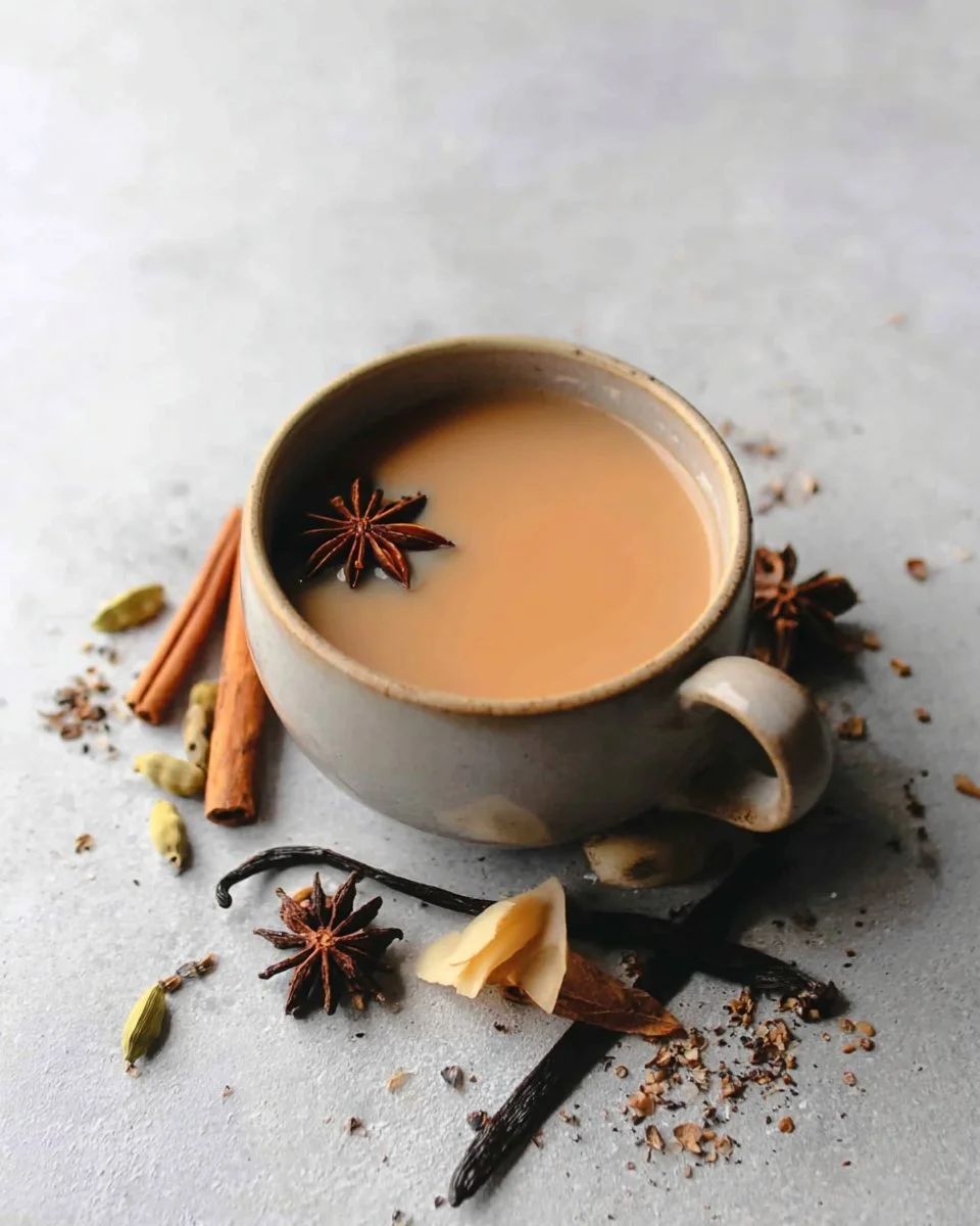 Delicious chocolate tea brewed with rich cocoa and aromatic spices.