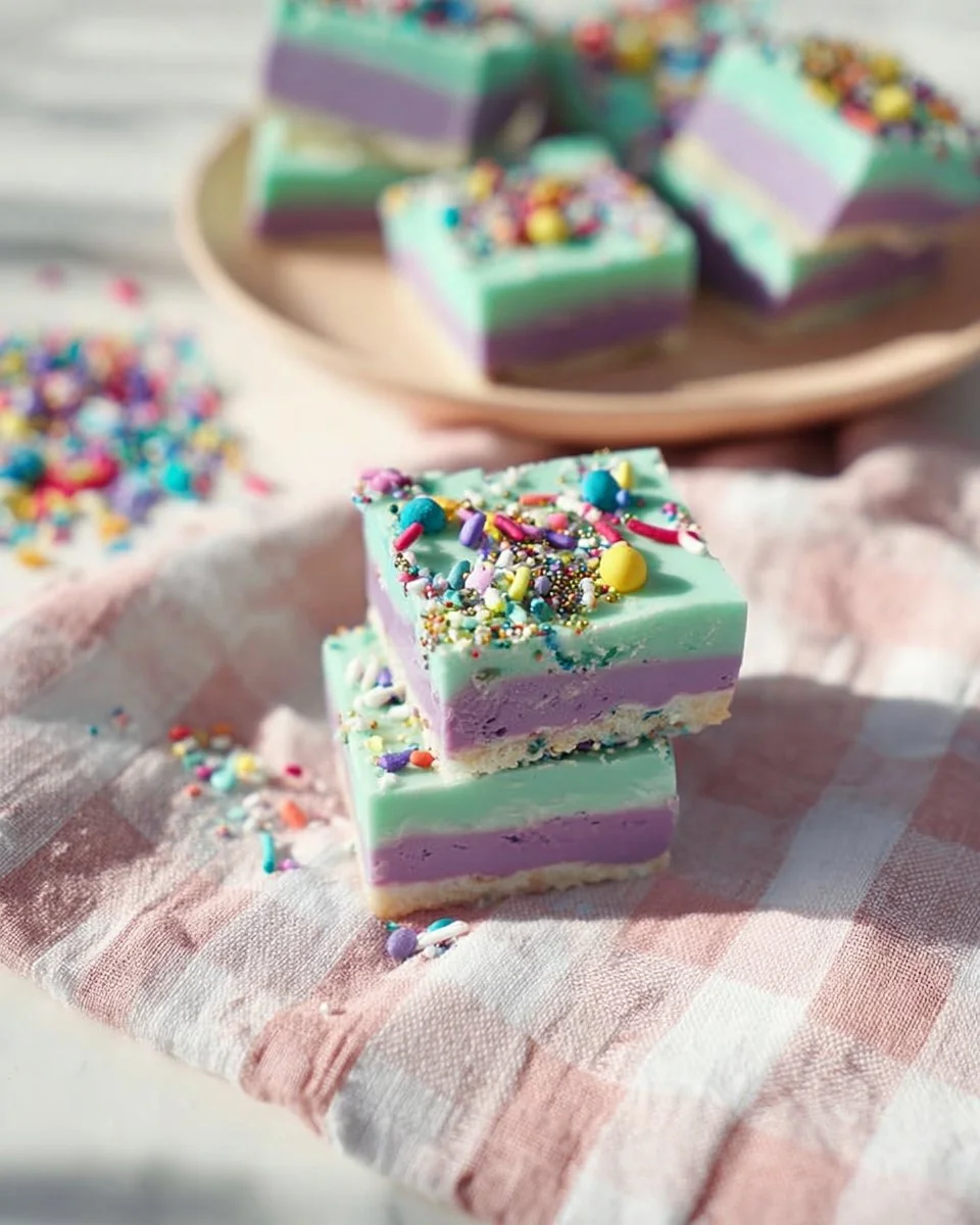 Easy Easter Swirled Fudge