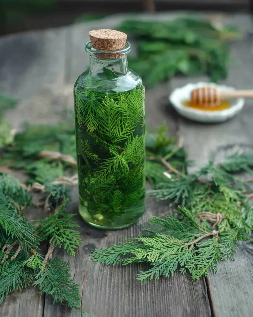 Step-by-step guide to making spruce tips tincture from fresh spruce tips
