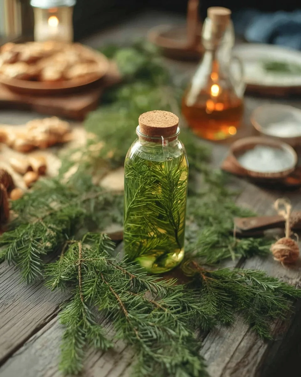How to Make Spruce Tips Tincture