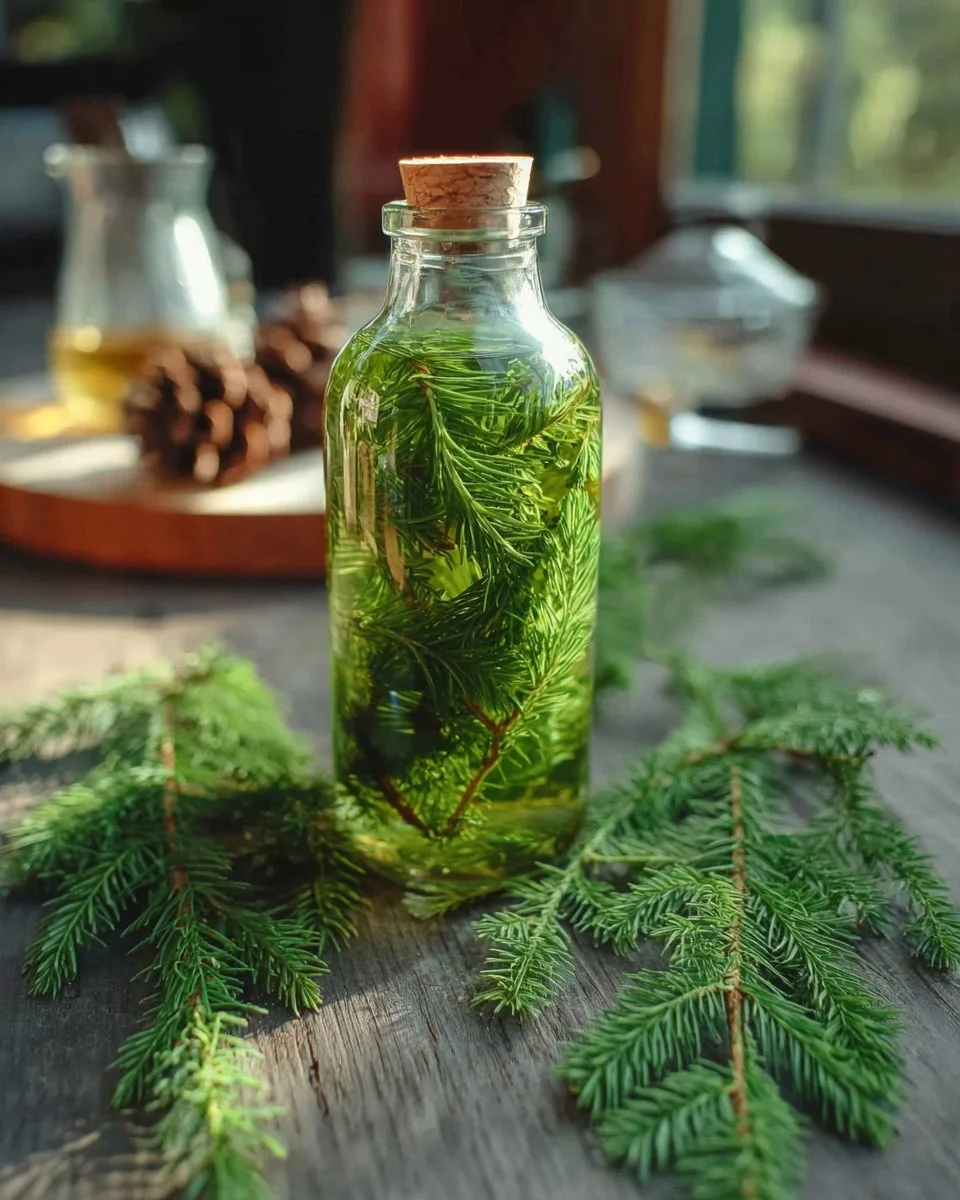 How to Make Spruce Tips Tincture