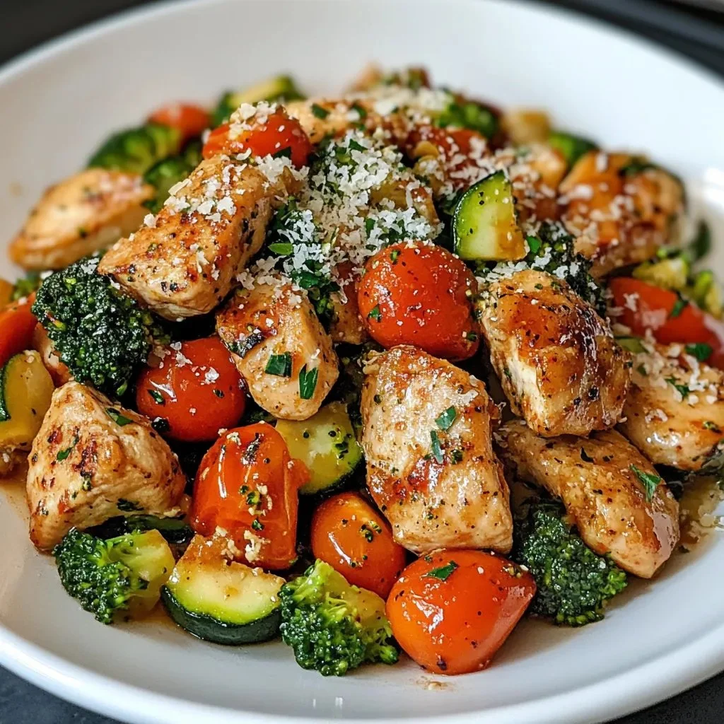 Loaded Chicken and Veggie Skillet