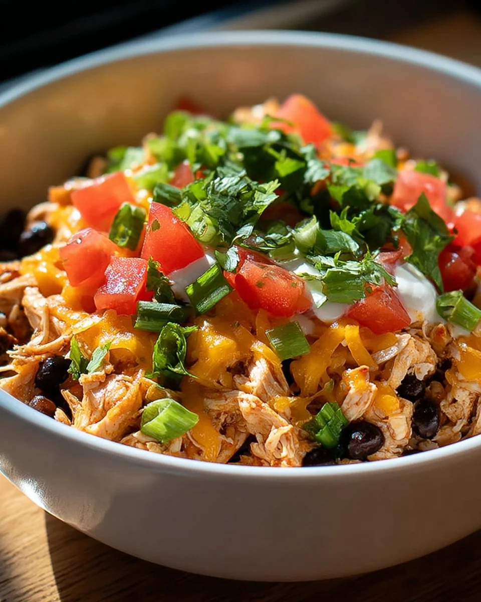 Low Carb Chicken Taco Casserole