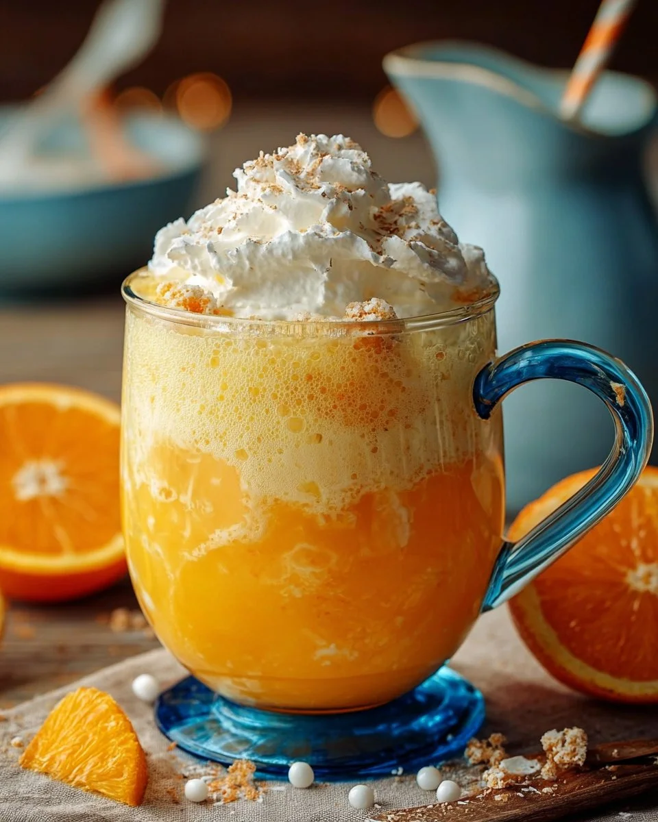 Orange Creamsicle Glow Punch