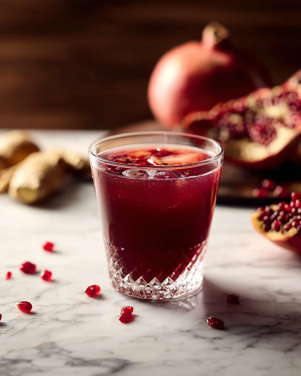 Pomegranate Ginger Mocktail