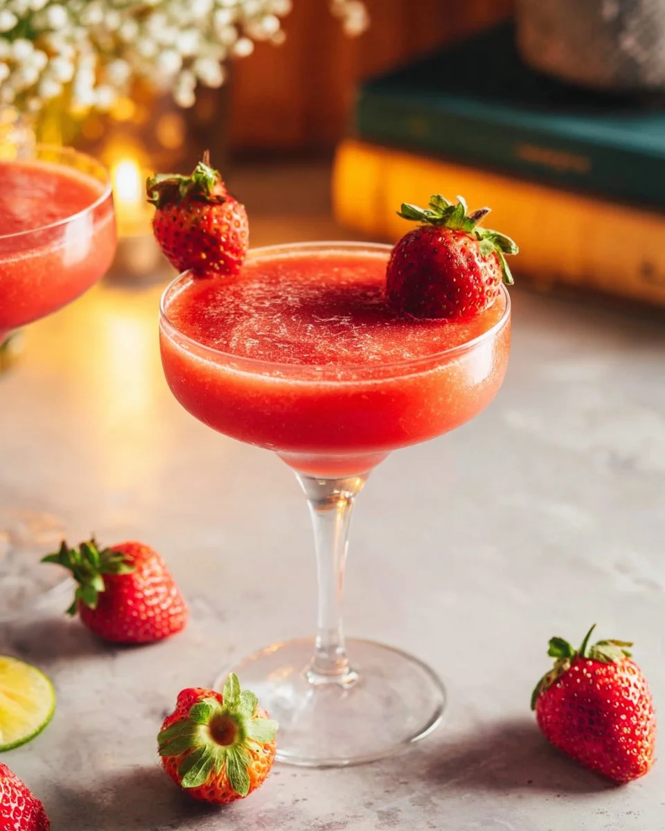 The Best Virgin Strawberry Daiquiri