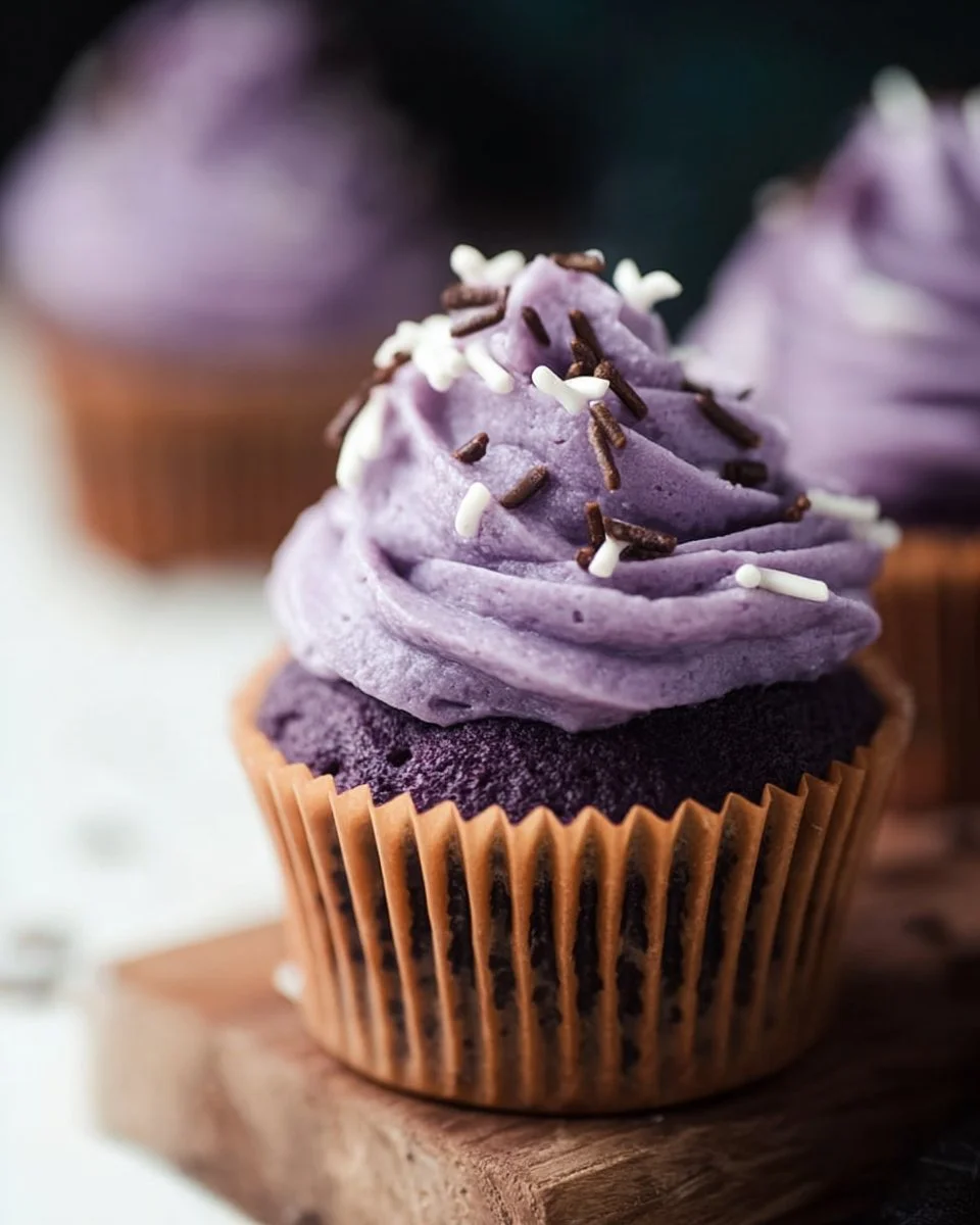 Ube Cupcakes
