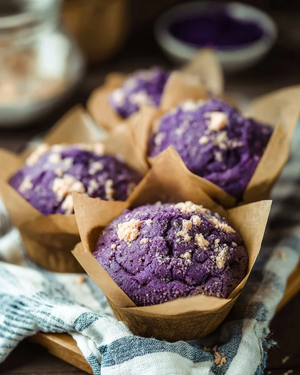 Ube Muffins Recipe