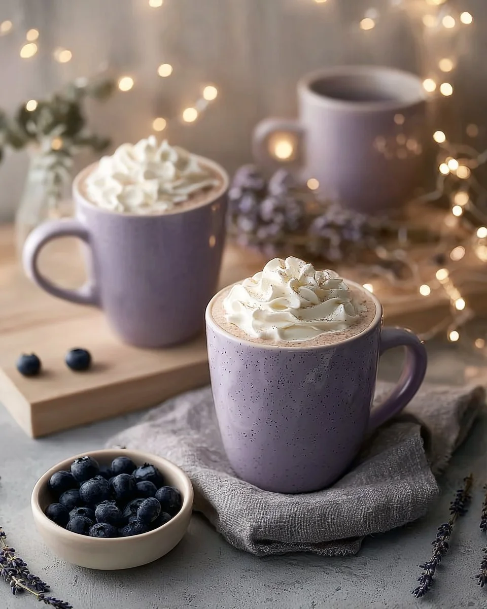 Blueberry Coconut Latte
