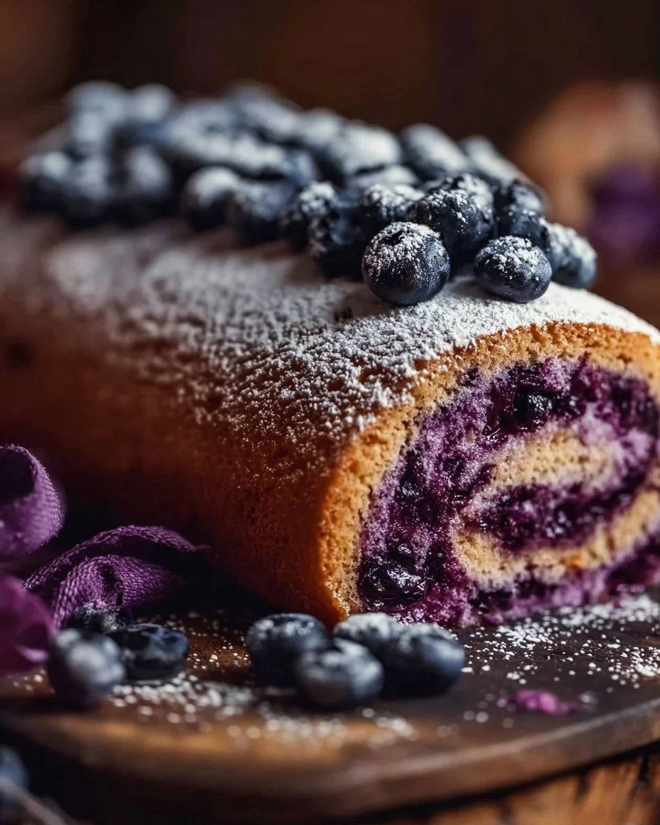 Blueberry Sponge Cake