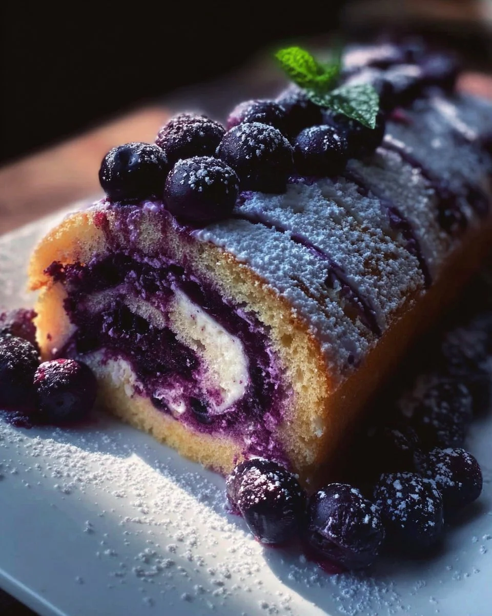 Blueberry Sponge Cake