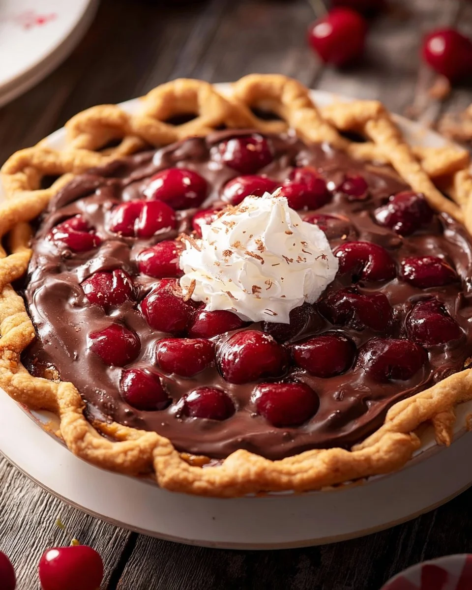 Chocolate Cherry Pie