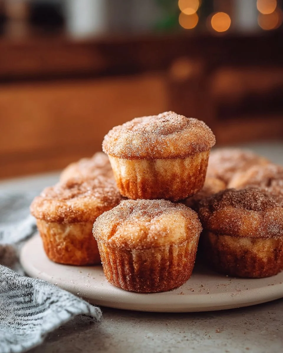 Grandma’s Fluffy Cinnamon Sugar Donut Muffins