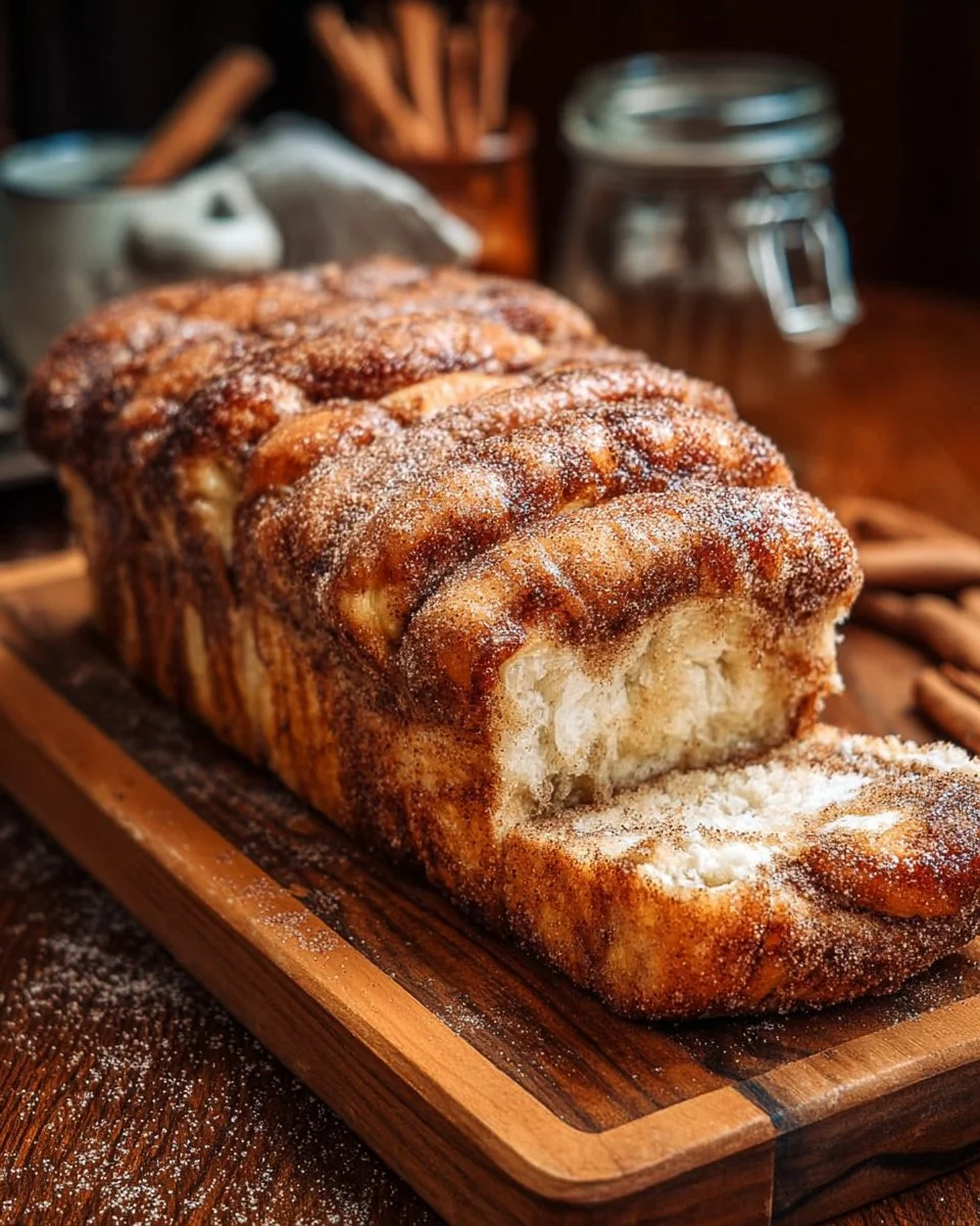 Cinnamon Sugar Tear and Share Breakfast Bread