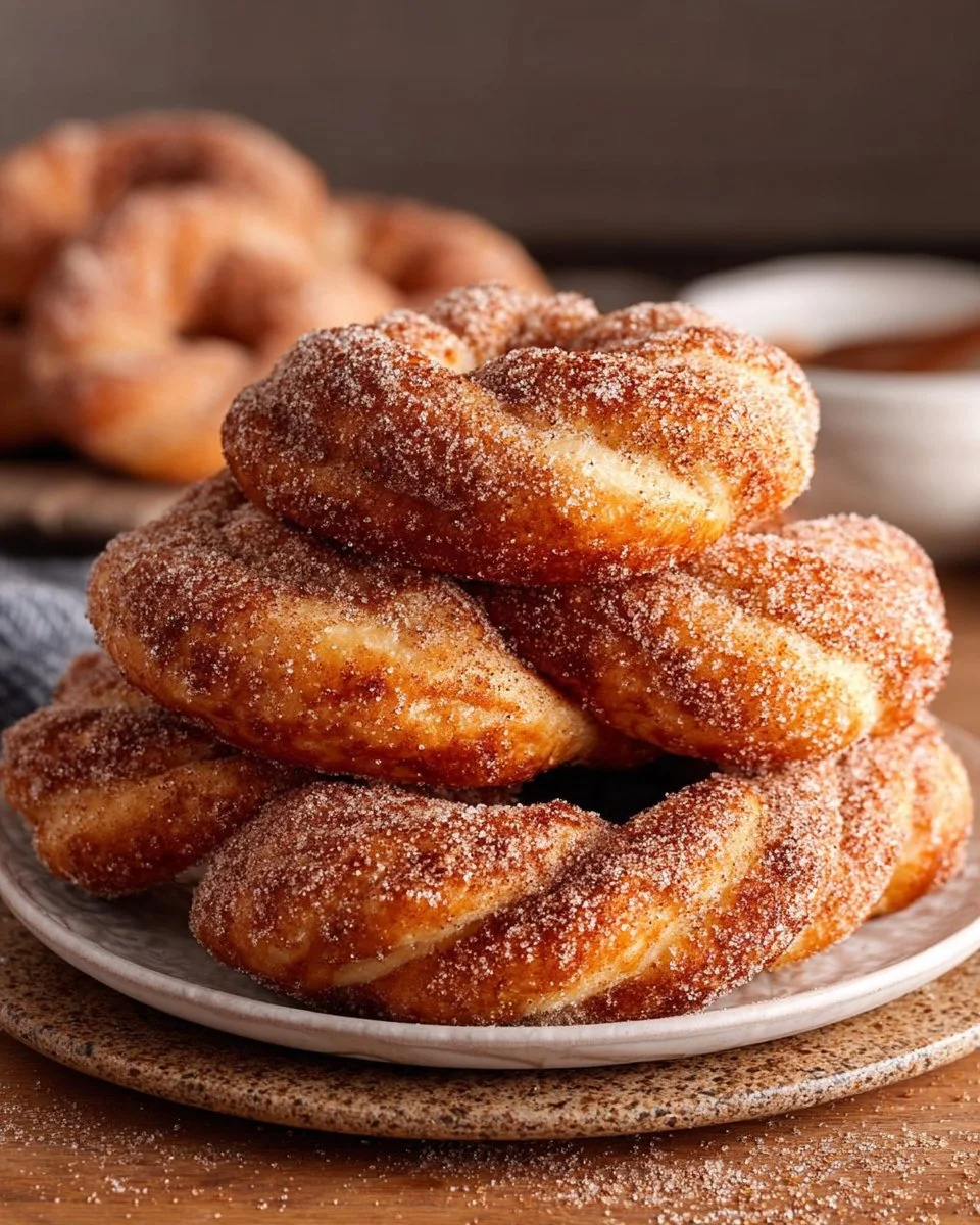 Cinnamon Sugar Twist Donuts