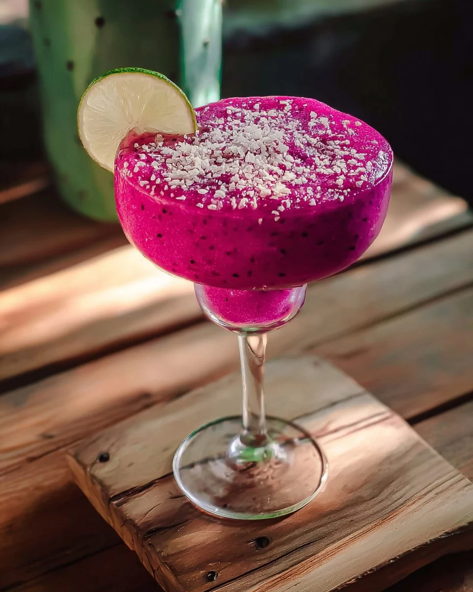 Frozen Dragonfruit Margarita