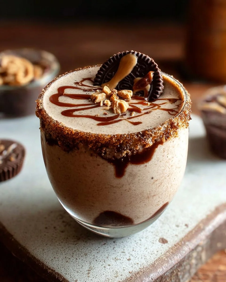 Frozen Reese’s Peanut Butter Cup Cocktail
