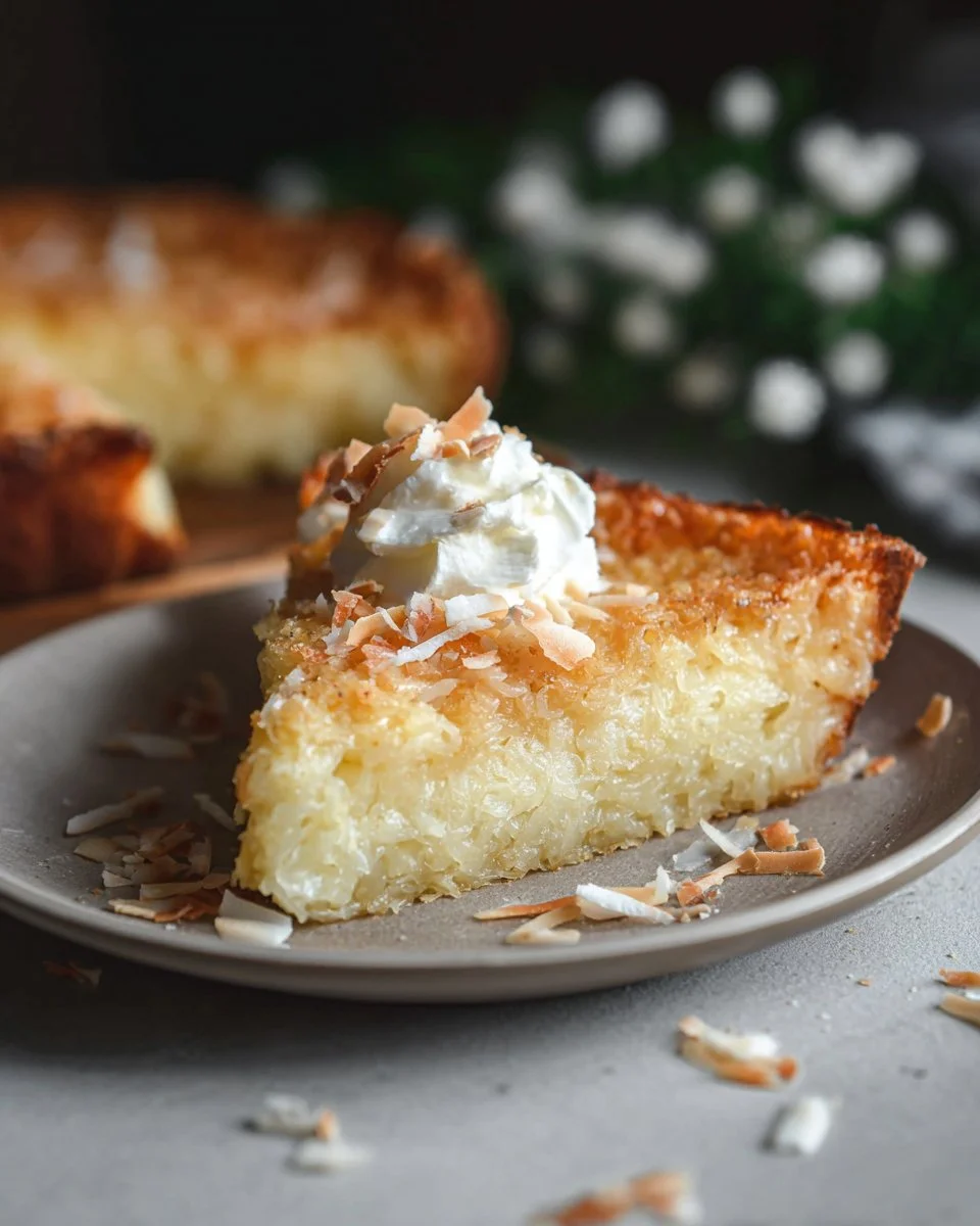 Impossible Coconut Pie