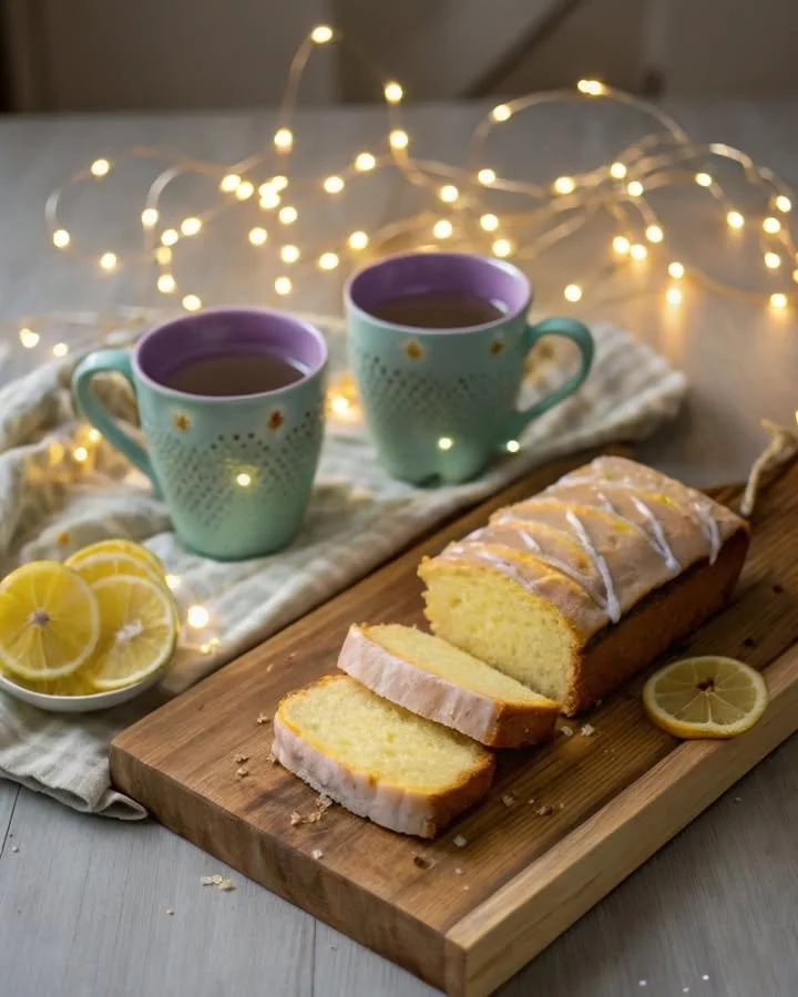 Lavender Lemon Loaf Cake