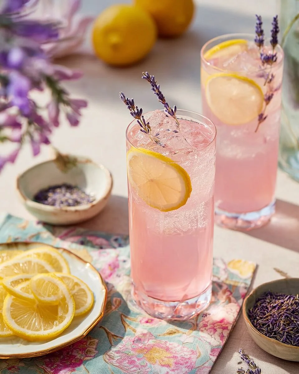 Lavender Pink Lemonade: A Fragrant Springtime Refresher