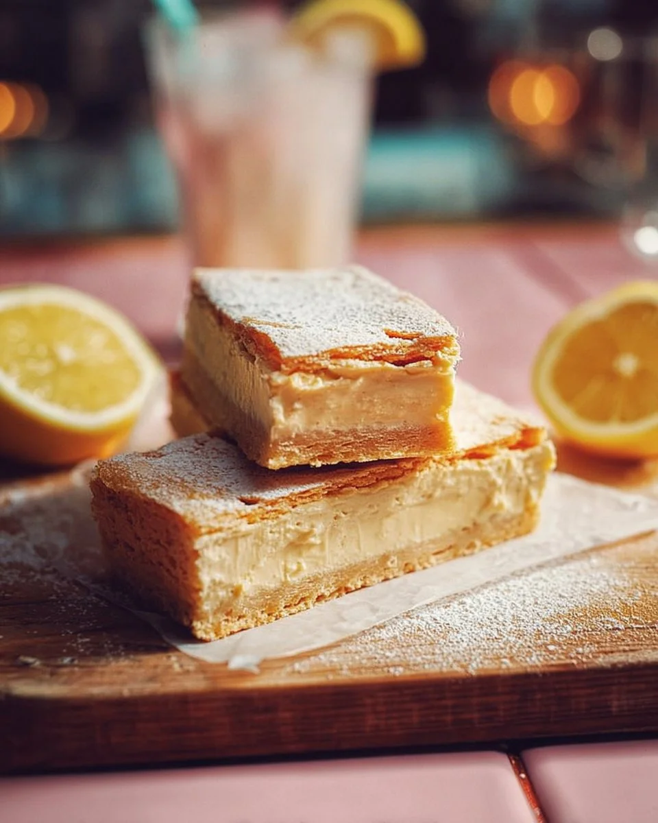 Lemon and Vanilla Slice