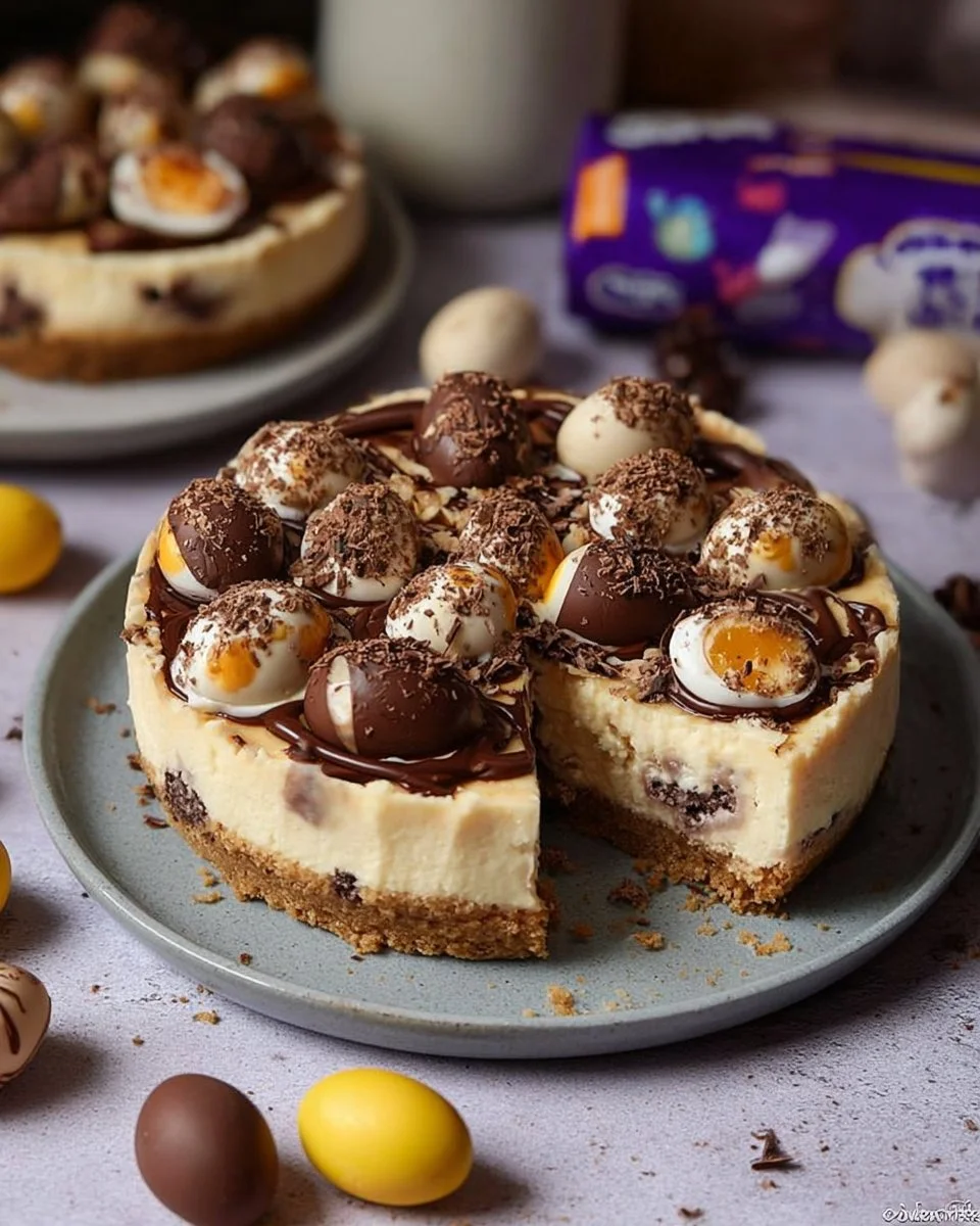 Mini Egg Cheesecake