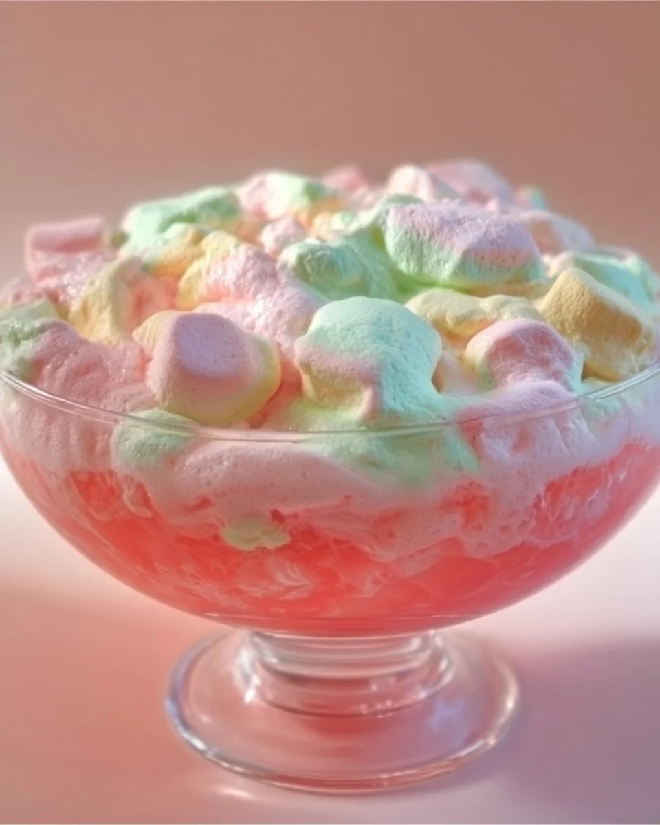 Colorful Rainbow Sherbet Punch in a festive glass