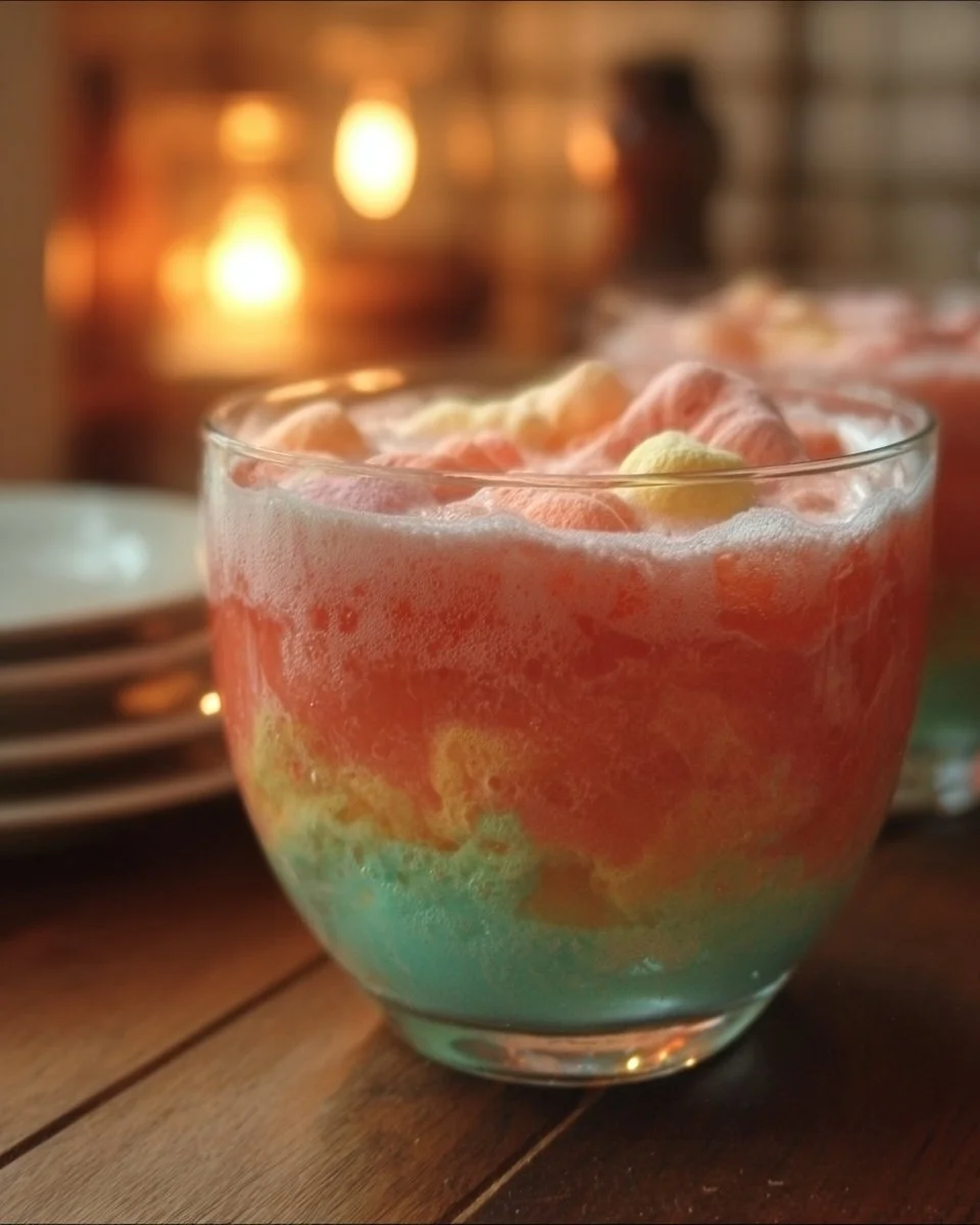 Rainbow Sherbet Punch