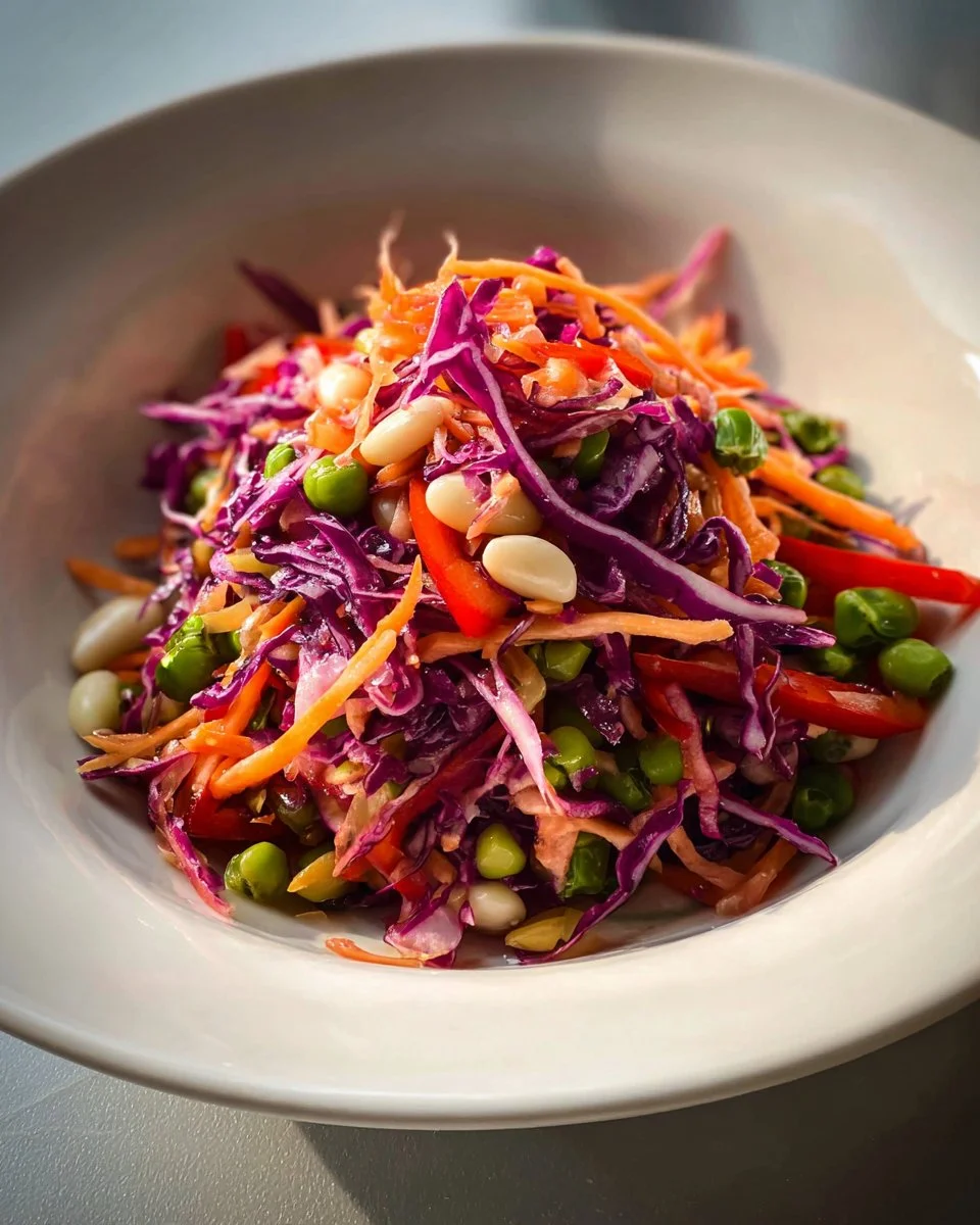 Red Cabbage and Bean Salad