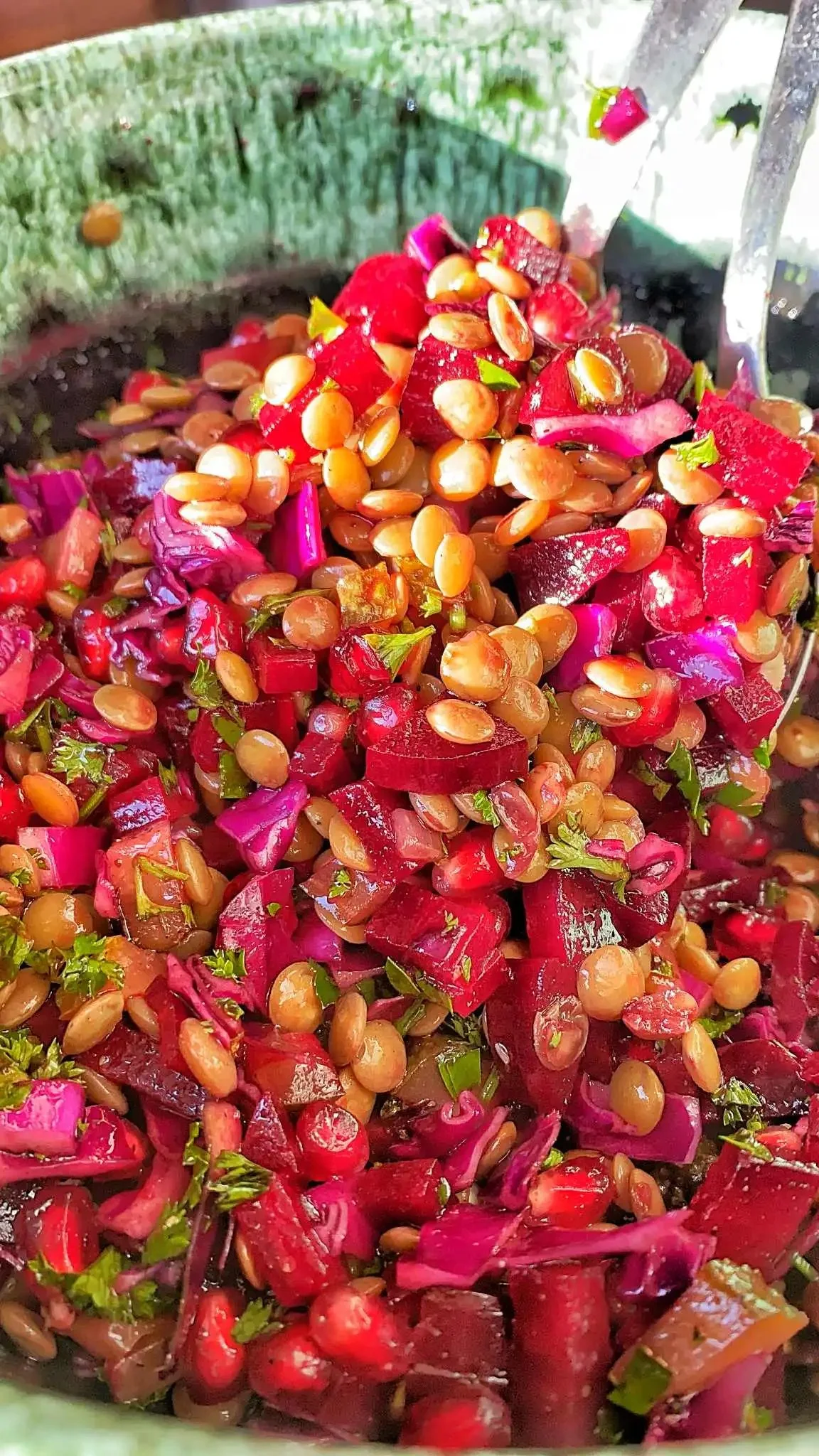 Red Cabbage and Beetroot Salad