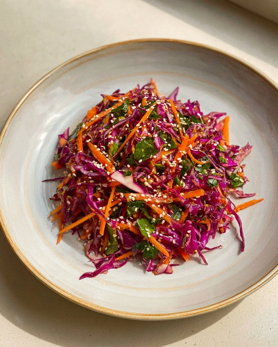 Red Cabbage and Carrot Salad
