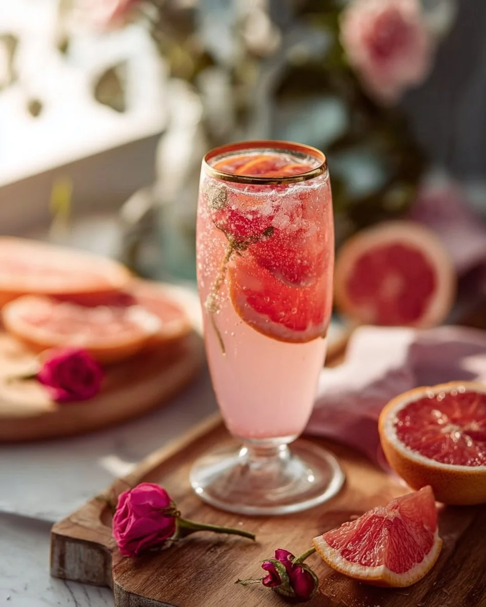 Ruby Grapefruit Rose Fizz