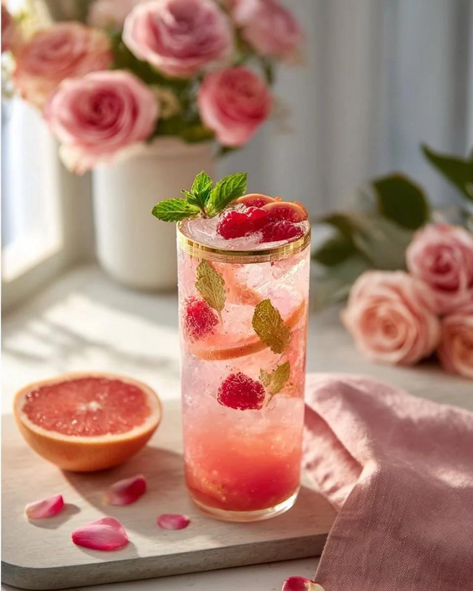 Ruby Grapefruit Rose Fizz