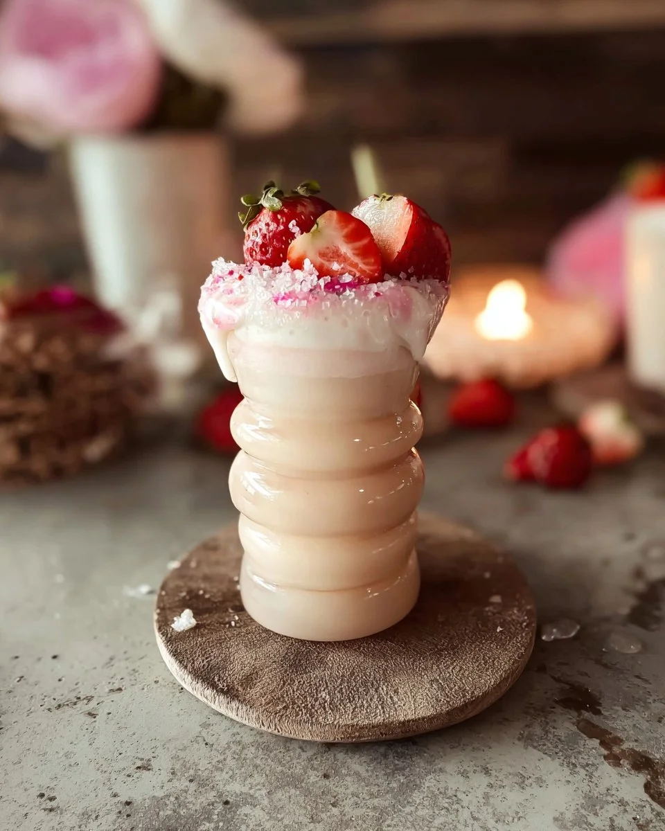 Strawberry Baileys Float