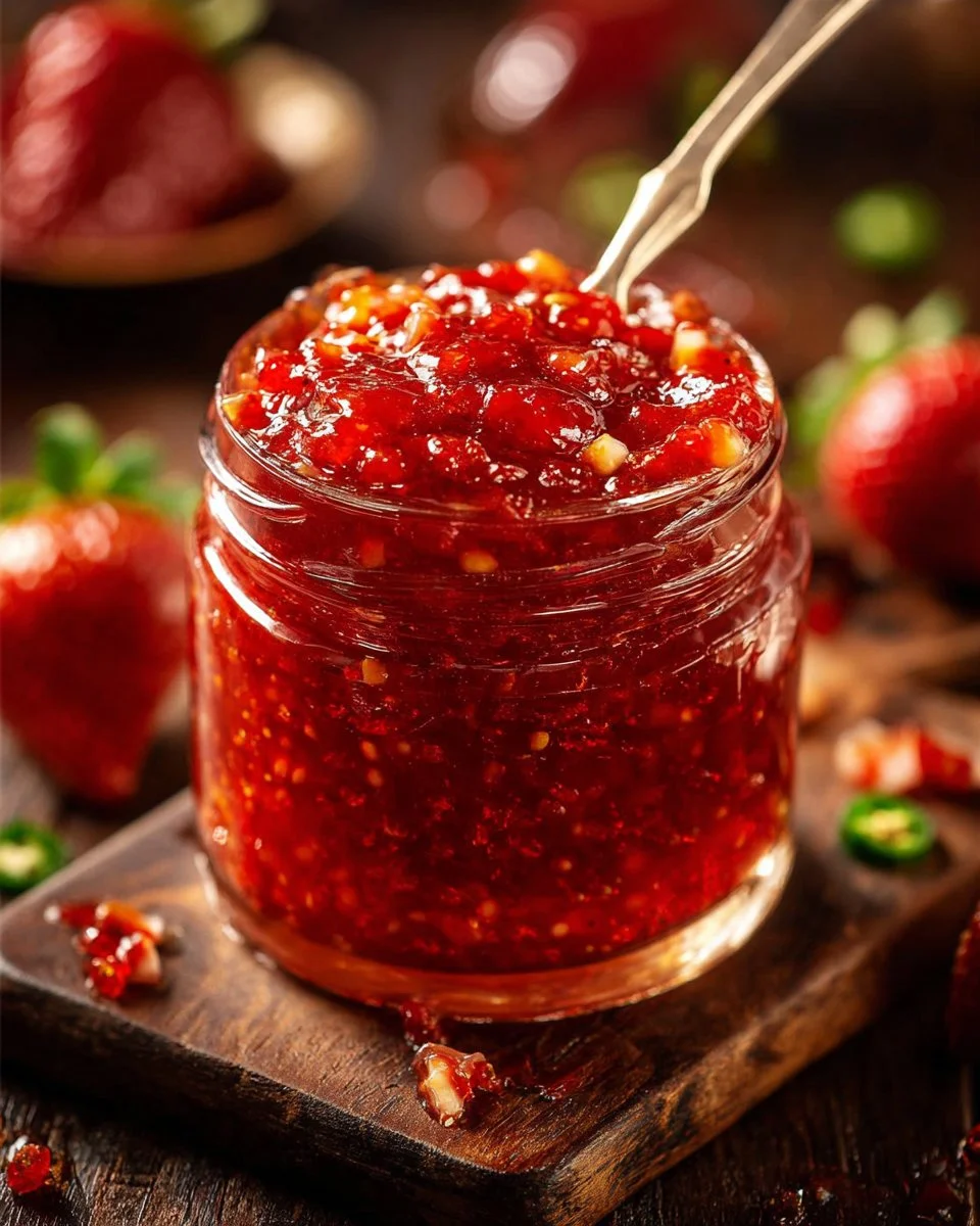 Strawberry–Honey Jalapeño Jam