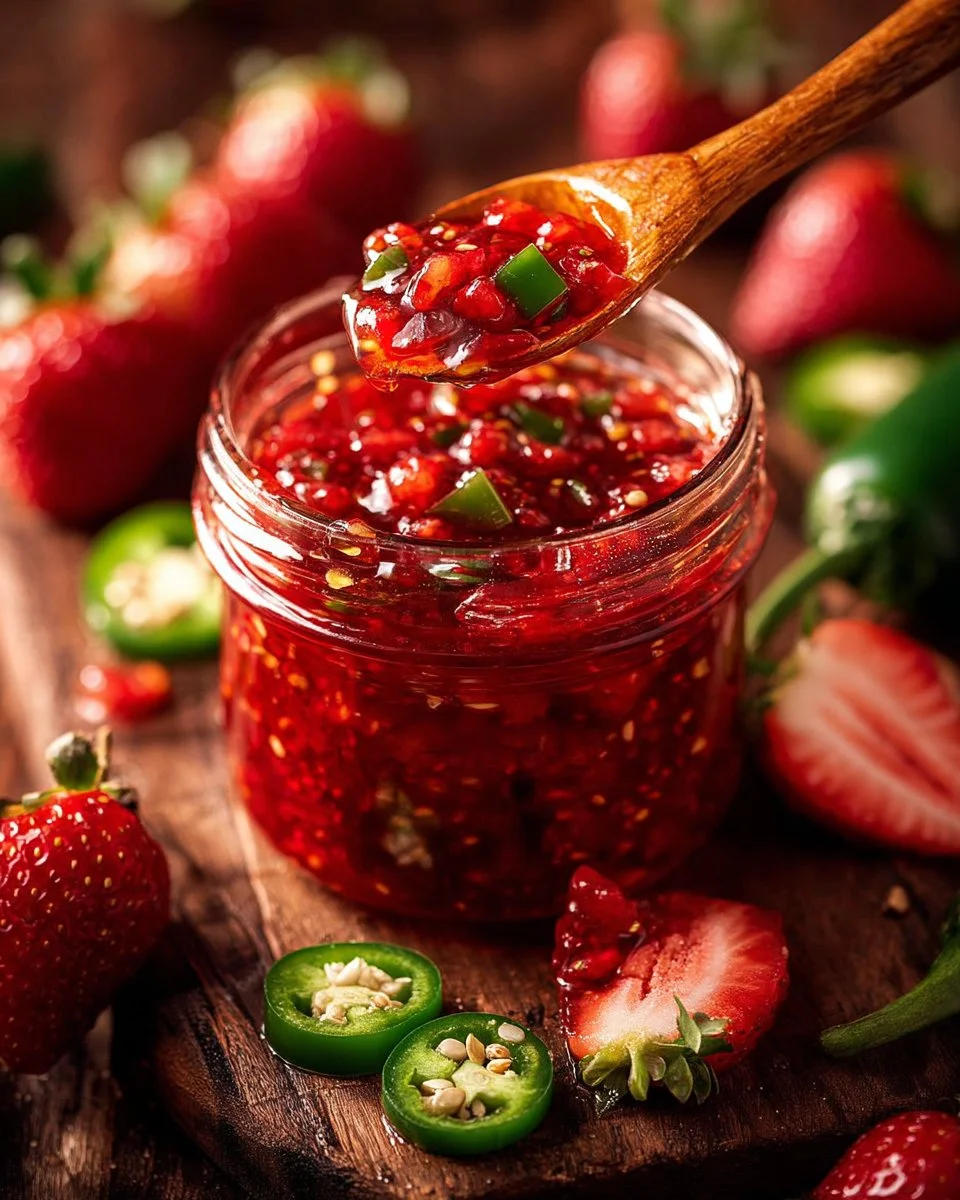 Strawberry–Honey Jalapeño Jam
