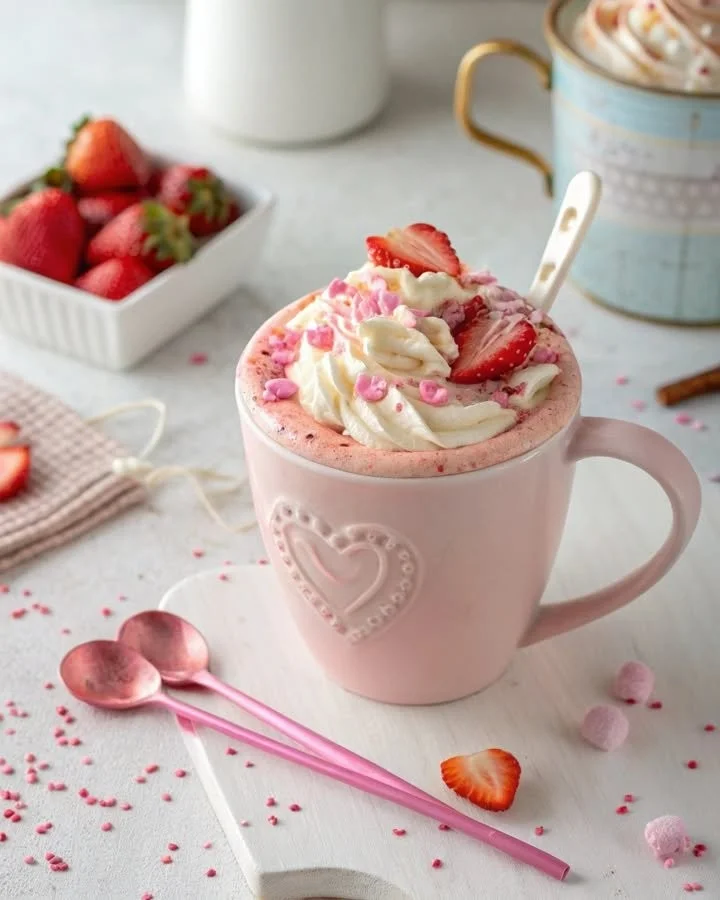 Strawberry Hot Chocolate