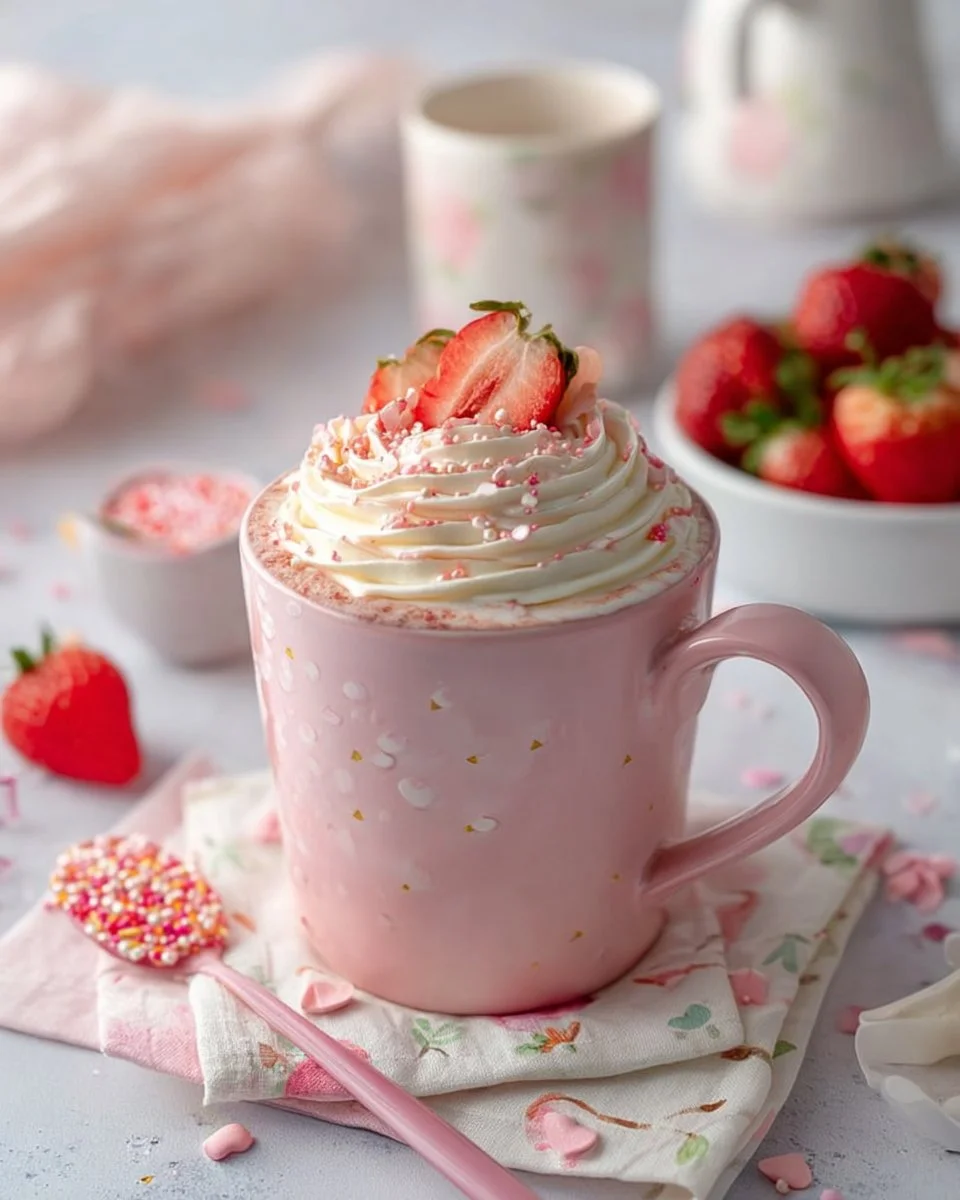 Strawberry Hot Chocolate