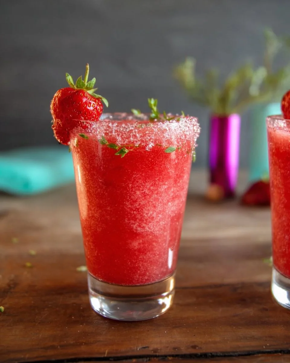 Strawberry Slush Mocktail