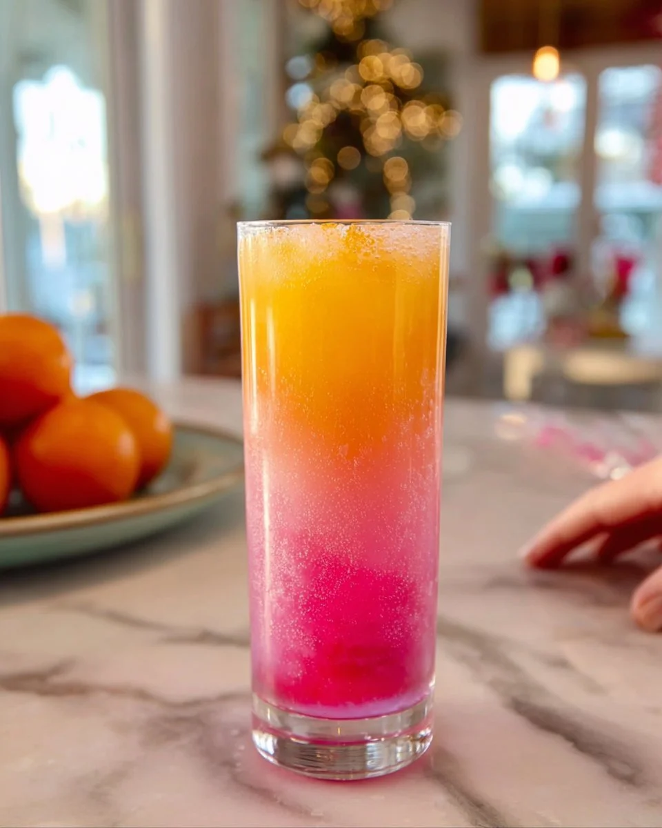 Valentine’s Day Glitter Ball Mimosas