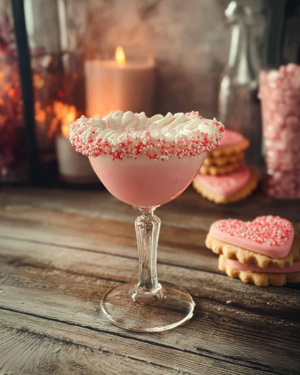 Valentine's Day Sugar Cookie Martini