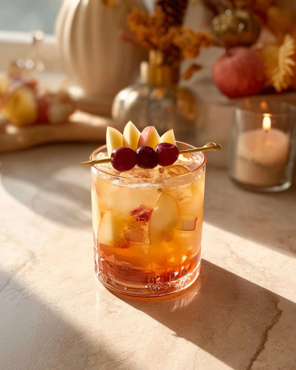 Apple Cranberry Mocktail Spritz