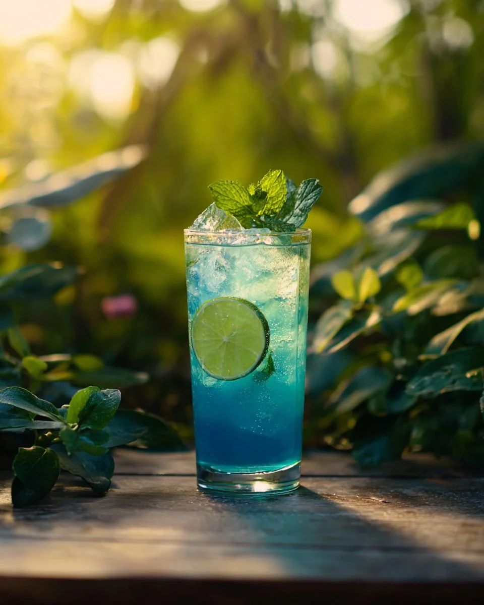 Blue Sky Coconut Mojito