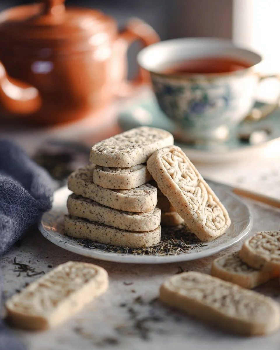 Earl Grey Shortbread Cookies