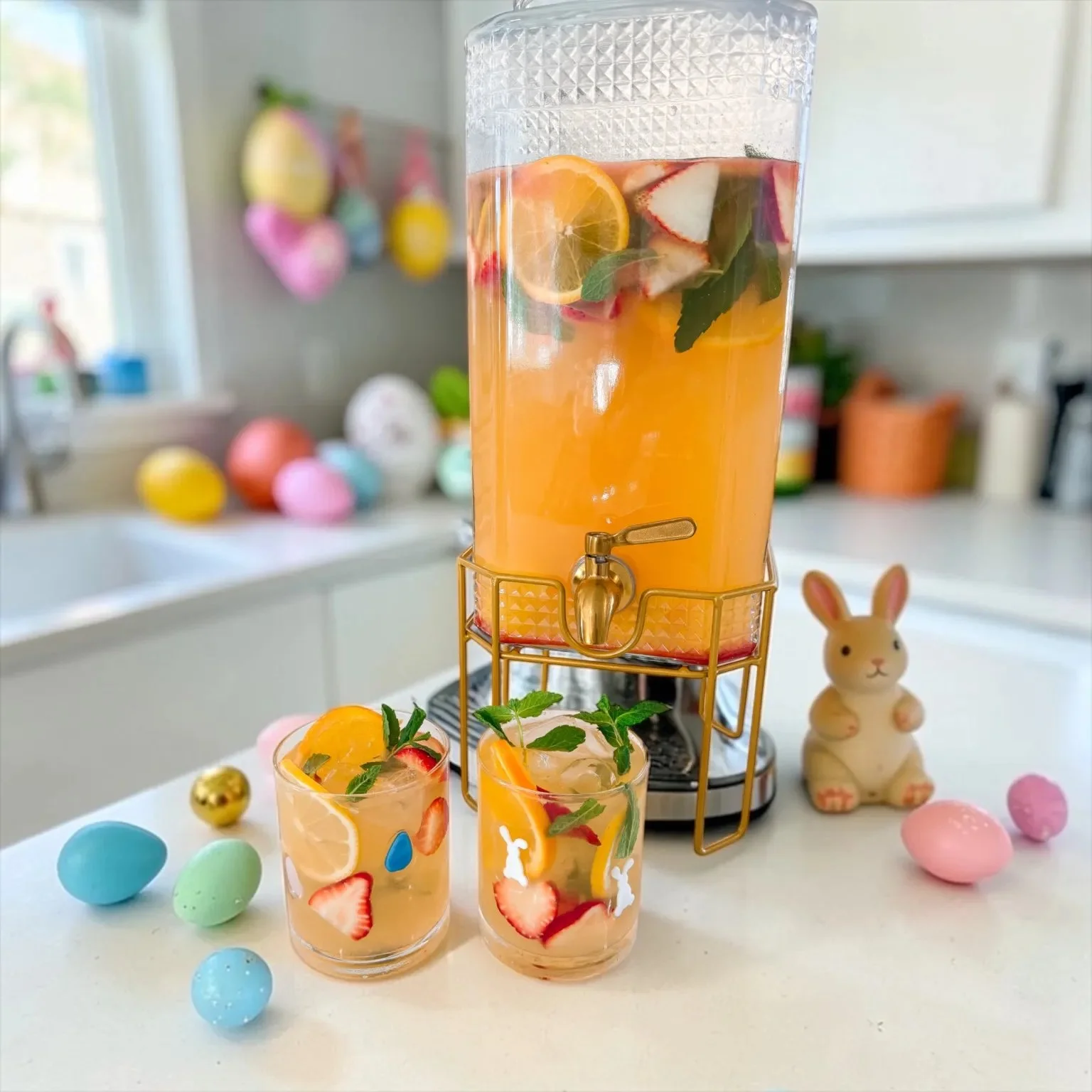 Easter Mocktail Sangria Punch