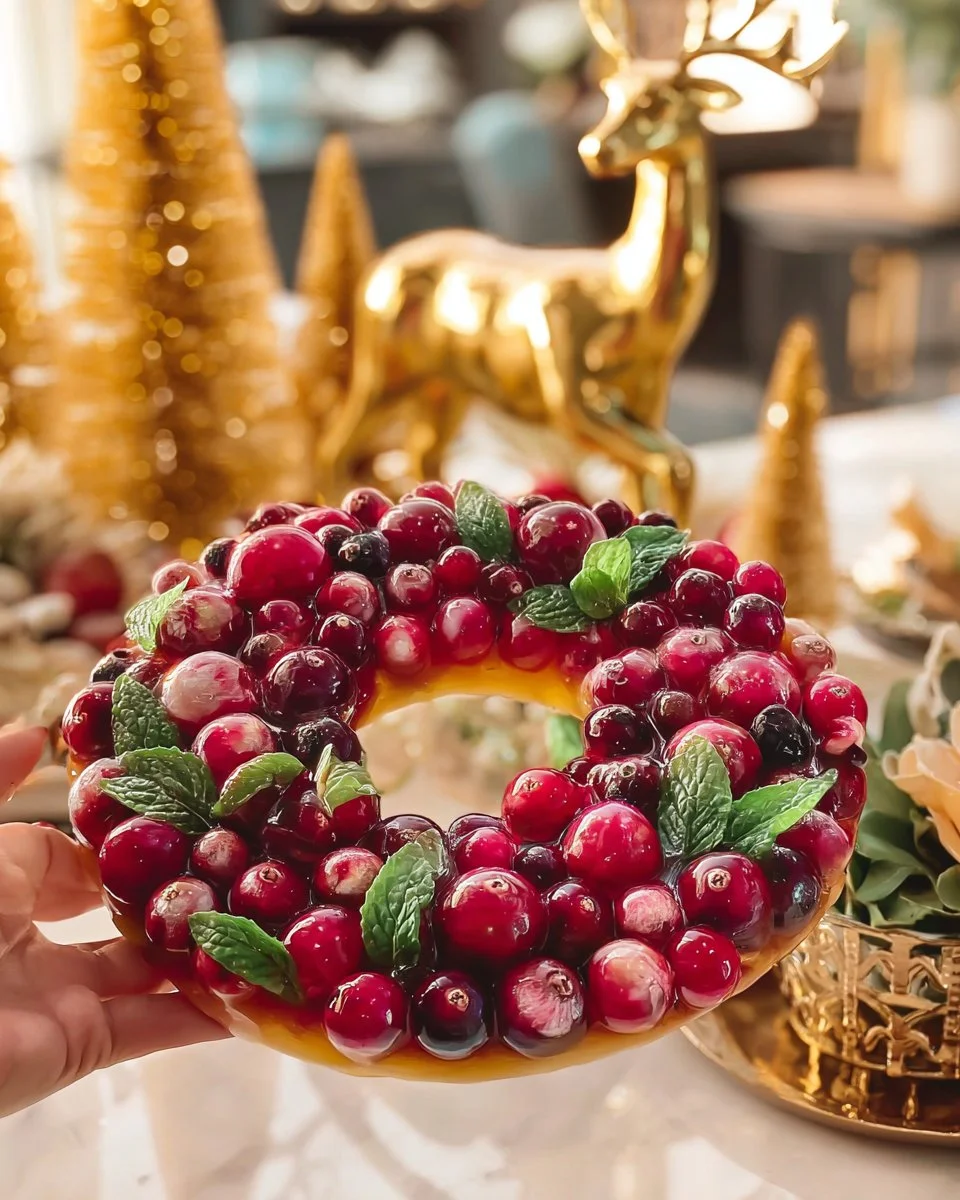 Holiday mold for making orange juice ice cubes