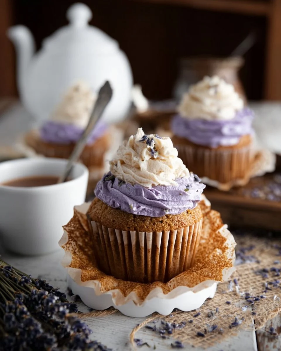 Lavender London Fog Cupcakes