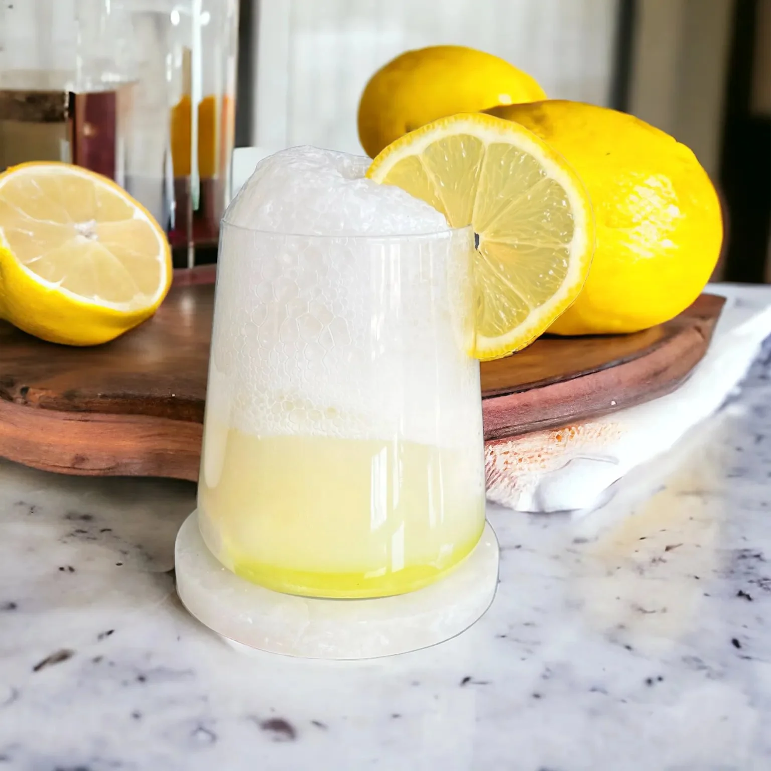 Limoncello Mocktail Float